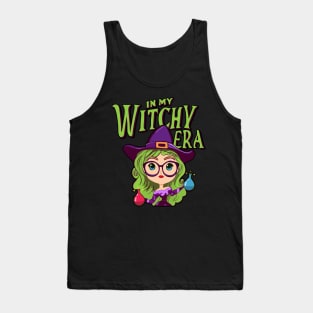 In My Witchy Era Tee Halloween Cute witch holding potions Tank Top